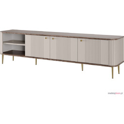 Szafka RTV VESPER GOLD 187 Orzech + Kaszmir