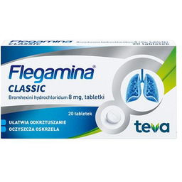 FLEGAMINA Classic 8mg, 20 tabletek