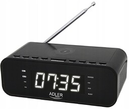 Radio przenośne z budzikiem Bezprzewodowy Adler K3