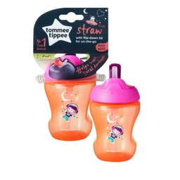 Tommee Tippee 471543 KUBEK NIEKAPEK SŁOMKA GIRL 230
