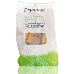 DEPILFLAX WOSK TWARDY BEZPASKOWY DO DEPILACJI 1KG NATURALNY