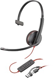 Słuchawki Blackwire 3210 Mono USB-C/A 8X214AA