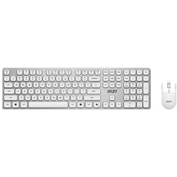 MSI Forge K120 Wireless Combo Biały Zestaw
