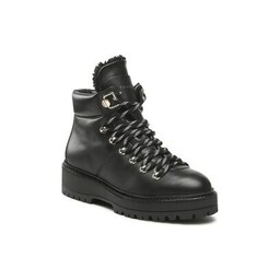 Tommy Hilfiger Botki Leather Outdoor Flat Boot FW0FW06725