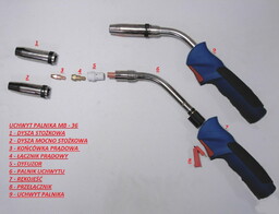 ZESTAW UCHWYTU PALNIKA MB-36