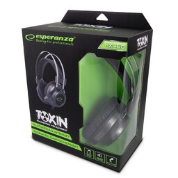 Esperanza Słuchawki z mikrofonem gaming Toxin