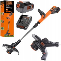 Black Decker Podkaszarka akumulatorowa żyłkowa 18V STC1840EPC 1x