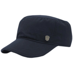 Czapka z Daszkiem, Granatowa z Gumką, Jesienno-Zimowa, Męska