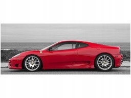 100x40cm Ferrari 360 Cs- Axion23 obraz drewno