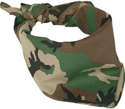 Mil-Tec Bandana szalik zimowy Woodland One Size