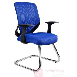 Krzesło biurowe MOBI SKID Unique Niebieski