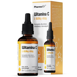 PHARMOVIT Witamina C z dziką różą suplement diety