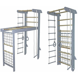 Mapiszon Drabinka gimnastyczna drewniana Winner szary