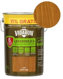 VIDARON Lakierobejca Ochronno-Dekoracyjna Złoty Dąb L19 5L