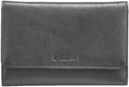 Zgrabny portfel damski Valentini Metallic P62 - srebrny