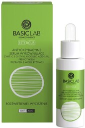 BasicLab Esteticus Serum Rozśwetlenie i Wyciszenie 30ml antyoksydacyjne