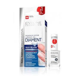 EVELINE Nail Therapy Professional Odżywka utwardzająca z diamentami