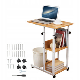 Mobilne przyłóżkowe biurko Stolik pod laptopa z regulacją