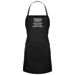 Cudowny dziadek - fartuch z nadrukiem