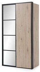 Szafa 2D Glass Loft z blendą prawa