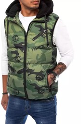 Kamizelka męska pikowana camo Dstreet TX4106-XXL