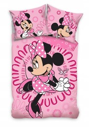 POŚCIEL bawełniana dziecięca MYSZKA MINNIE 140x200 cm