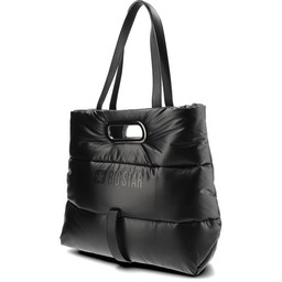 Czarna Torba Big Star Modna Pikowana Shopperka