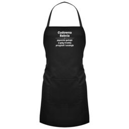 Cudowna babcia - fartuch z nadrukiem
