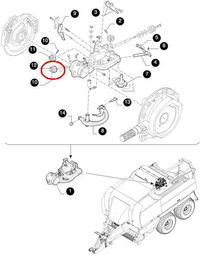 ZĘBATKA SUPŁACZA NEW HOLLAND CASE 87620494 - 89838813