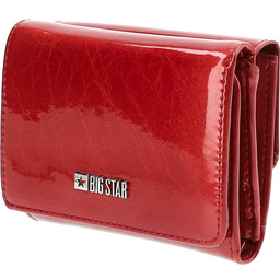 Czerwony Elegancki Portfel Damski Big Star