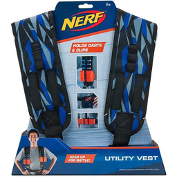 Nerf NER0155 Elite Utility kamizelka, jednokolorowa, niebieska/szara, jeden