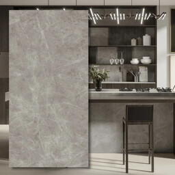 Spiek kwarcowy Light Grey Stone Silk 320x160x0,6 cm