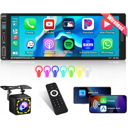 Inefala Radio Samochodowe z Ekranem Dotykowym 6,9″ 1