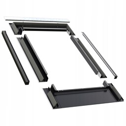 Kołnierz Fakro Ezv-ft Thermo 66x118 czarny Ral 9005