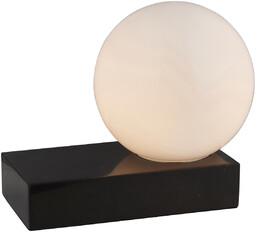Stołowa lampa marmur Zeus L&-193866 Light& minimalistyczna kula