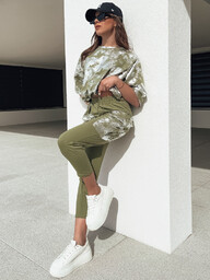 Komplet damski BIRWEKI khaki Dstreet AY1047-S