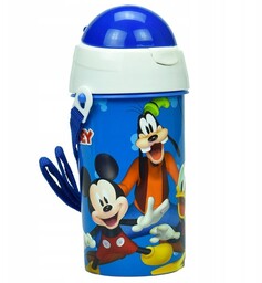bidon kubek ze słomką Myszka Miki Mickey pasek