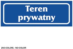 Z-R39 - Znak Teren prywatny .
