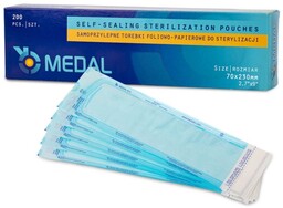 Torebki do sterylizacji Medal 70x230mm 200 szt