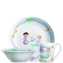 Leonardo Zestaw 3cz naczyń dla dzieci morze