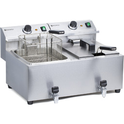 Frytownica z kranem Masterpro 230V 7kW 2 x