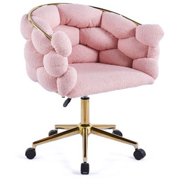 Krzesło obrotowe DC-ST9118 BALLOON różowy baranek #5, nogi