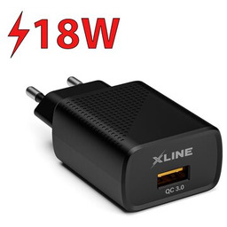 XLINE Ładowarka sieciowa WC600K 18W Czarny