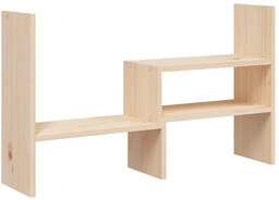 Edinos Rozsuwana półka na biurko z naturalnego drewna