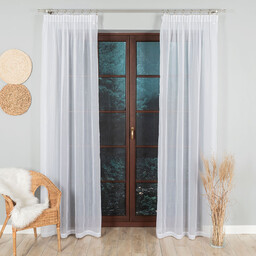 Markizeta Firana gotowa na taśmie 140x230 001 biała