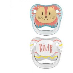 Dr Brown''s Smoczek ortodontyczny PreVent 0-6m, niebieski/szary, 2szt.