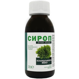 Syrop z porostu islandzkiego, skoncentrowany z cukrem, 100ml