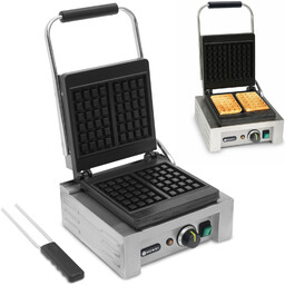 Gofrownica profesjonalna na 2 gofry prostokątne 1.5kW -
