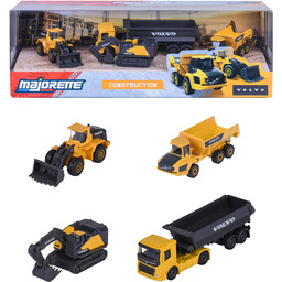 Majorette 8503105000 VOLVO 4-częściowy zestaw prezentowy 4 pojazdy
