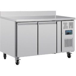 Polar Refrigeration Stół chłodniczy przyścienny 2-drzwiowy 205L,